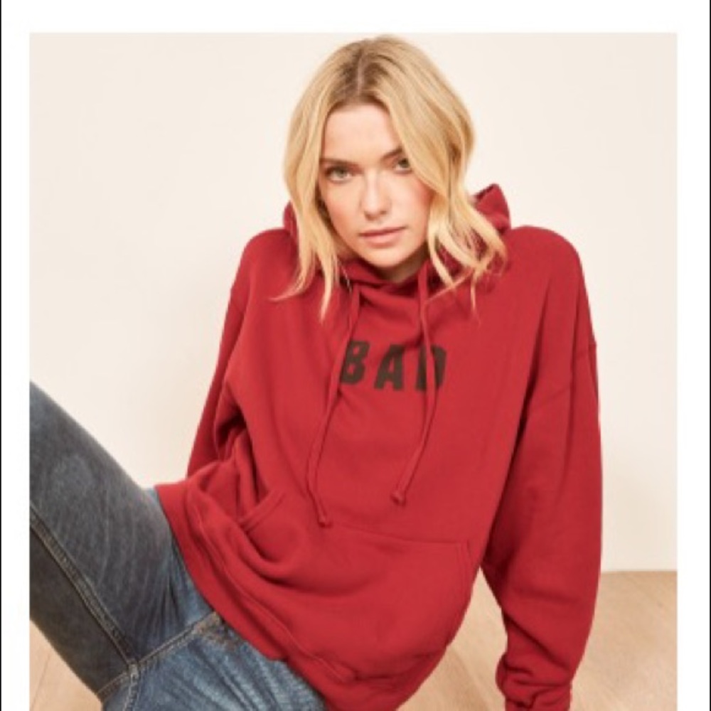 Reformation Bailey Hoodie xs